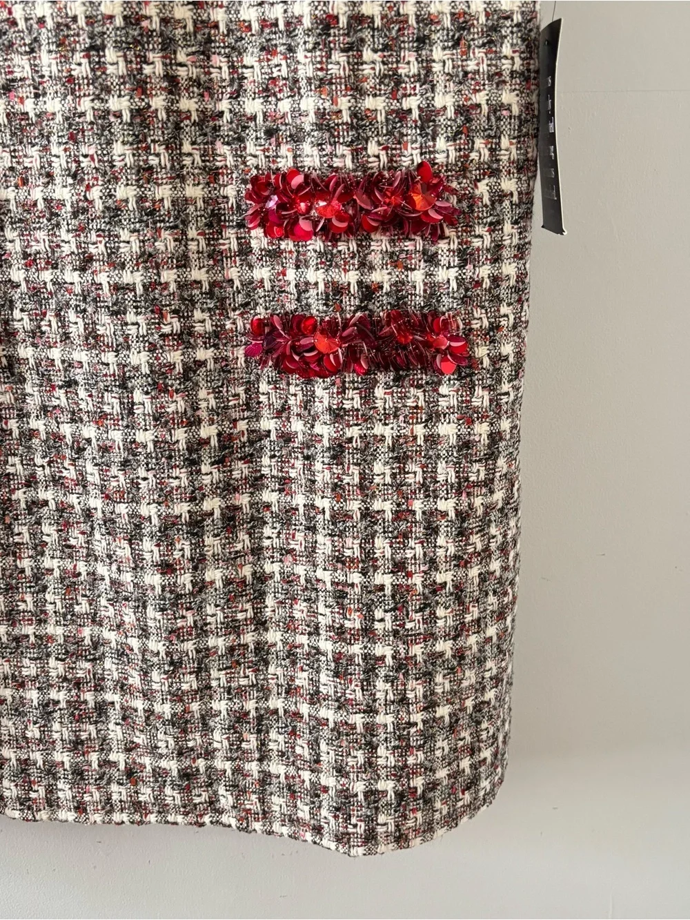 Tuckernuck NWT Winterberry Sequin Tweed Jackie Dress Short-Sleeve Heavy Knit